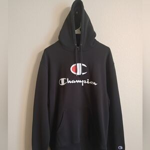 Champion Black Pullover Hoodie for Men/ Used Like New 1 In Stock